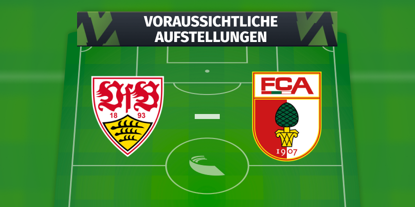 VfB Stuttgart – FC Augsburg: Die voraussichtlichen Aufstellungen